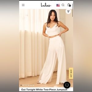 Lulu’s Two-Piece White Set